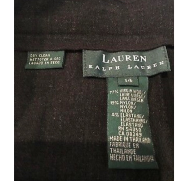 RALPH LAUREN - Vintage Skinny Stretch Charcoal ‘97 NWT - Picture 4 of 5